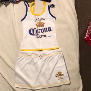 Corona skirt and top set